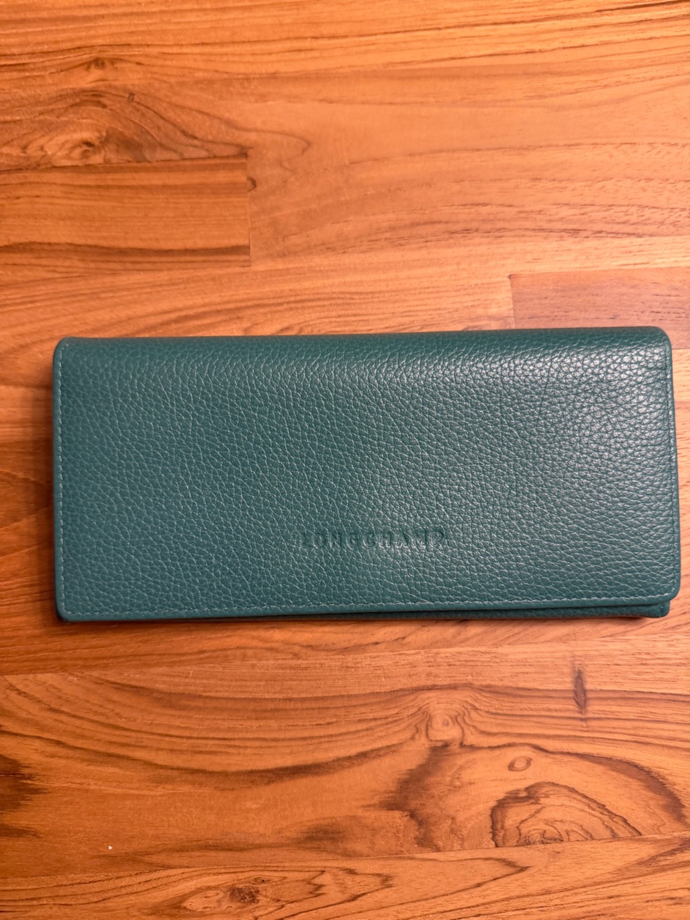 Longchamp Continental Wallet Long Green Limited Edition Designer Collection